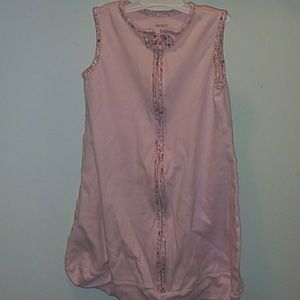 Carter's sleep sack pink with floral